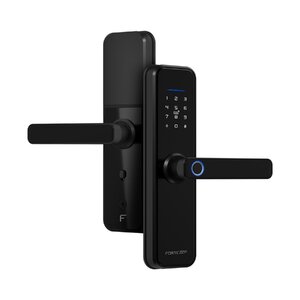 Fechadura Digital Wi-Fi Preta com Senha, App e Compatível com Alexa