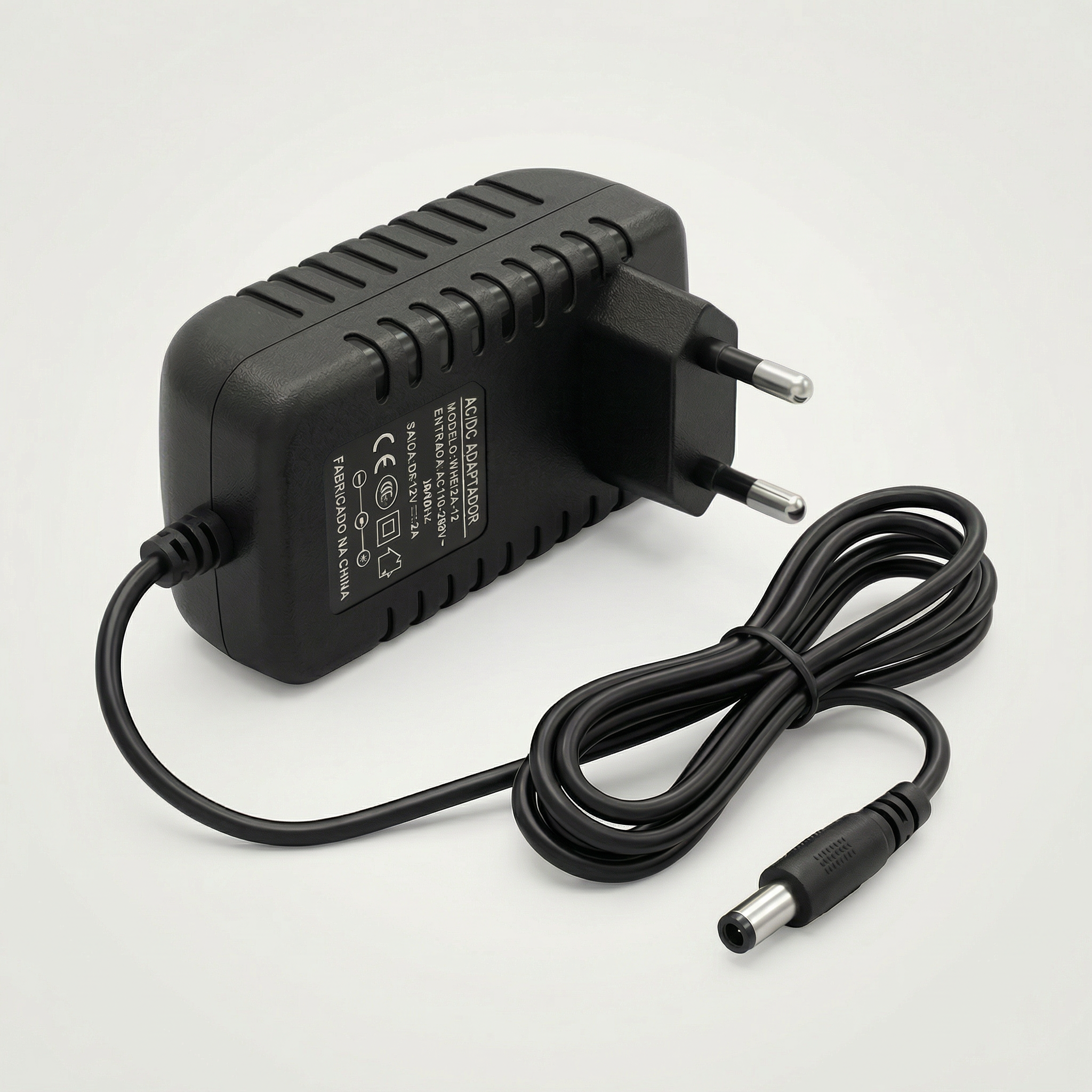 Fonte 12V 2A Bivolt para Fita LED com Conector P4 – 24W Proteção Completa