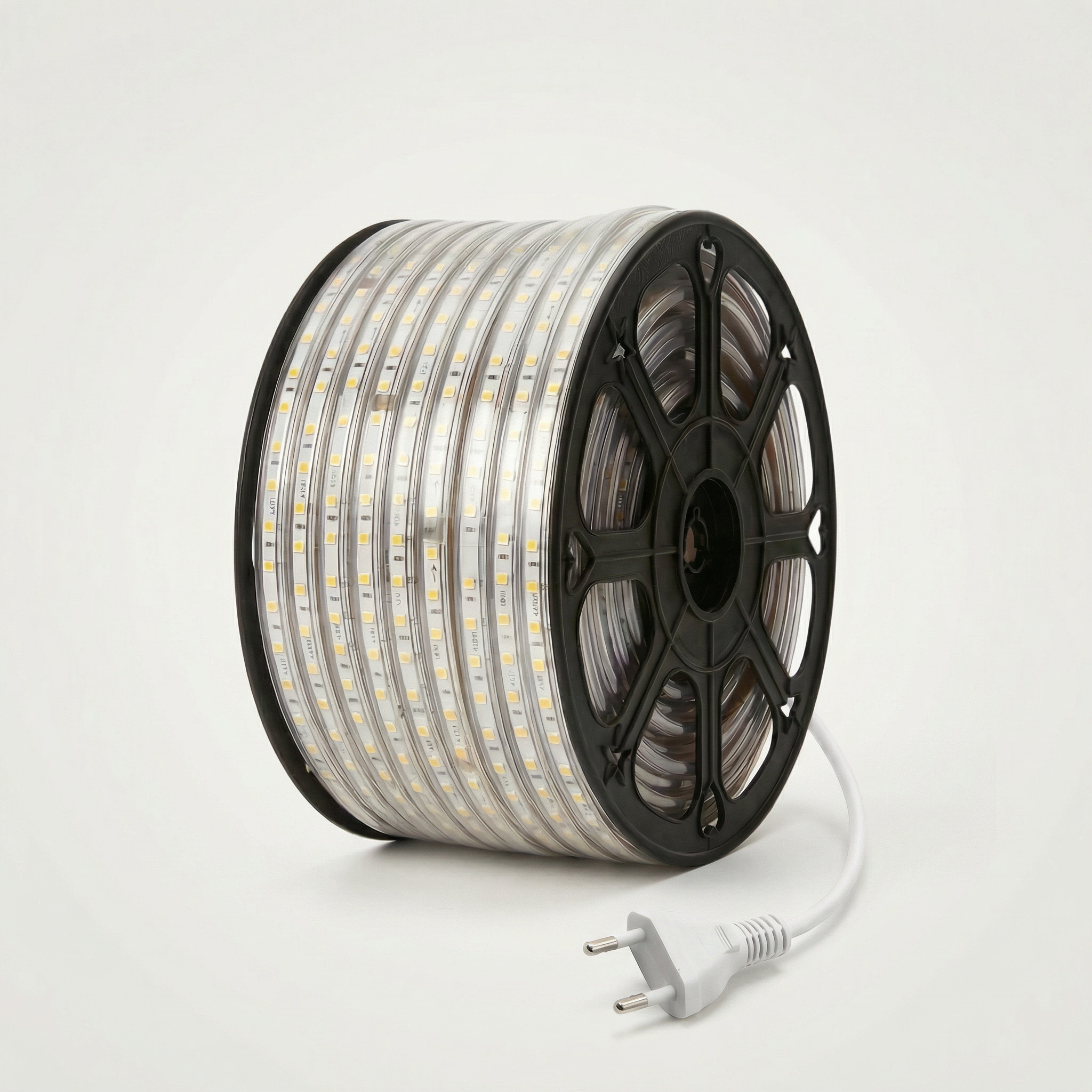 Mangueira LED 5050 100m IP65 – 60 LEDs/m – 110V ou 220V (Não Bivolt) - Branco Frio, Branco Quente ou Branco Neutro