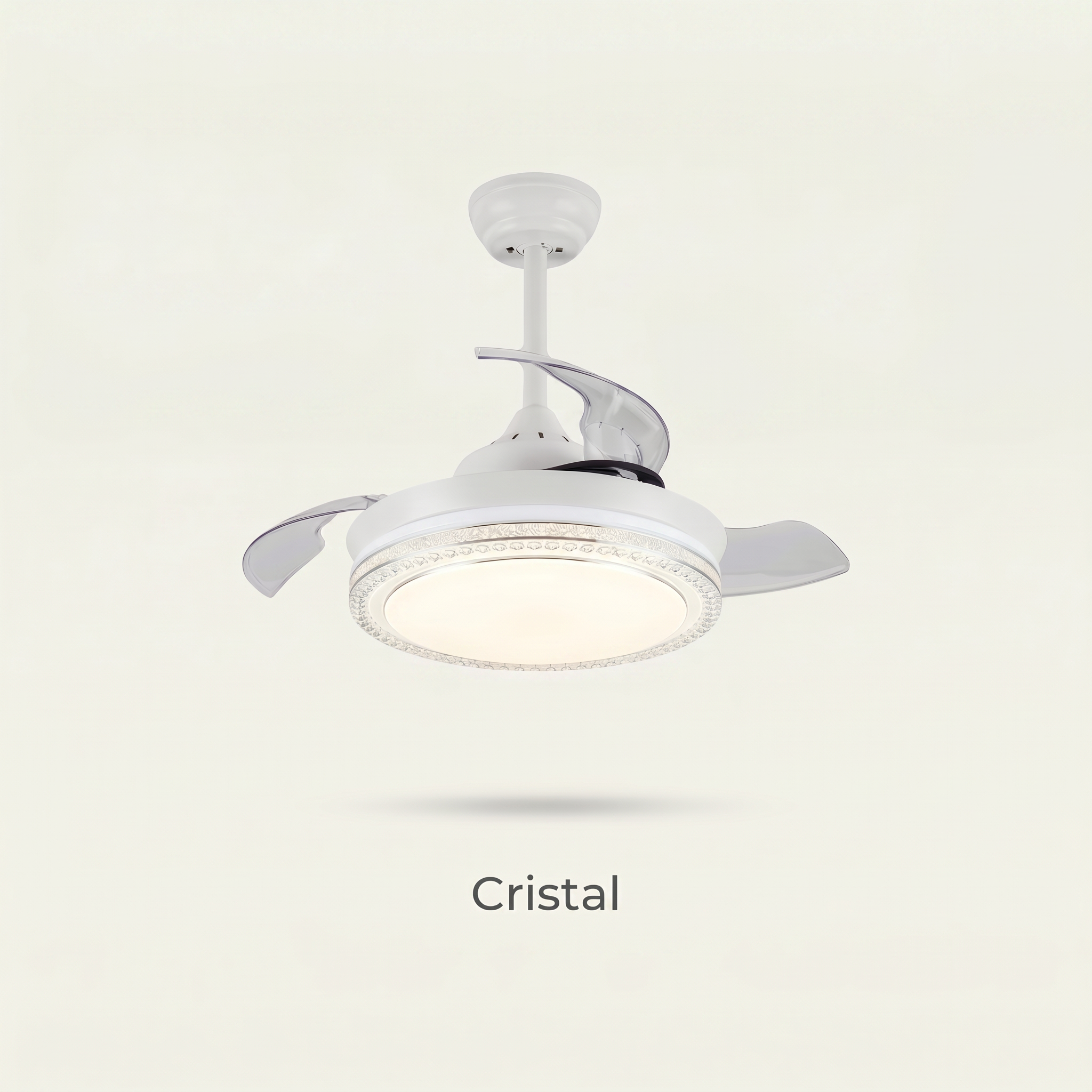 Ventilador de Teto Little Breeze 36” 30W LED - Com Pás Retráteis e Controle Remoto - Bivolt