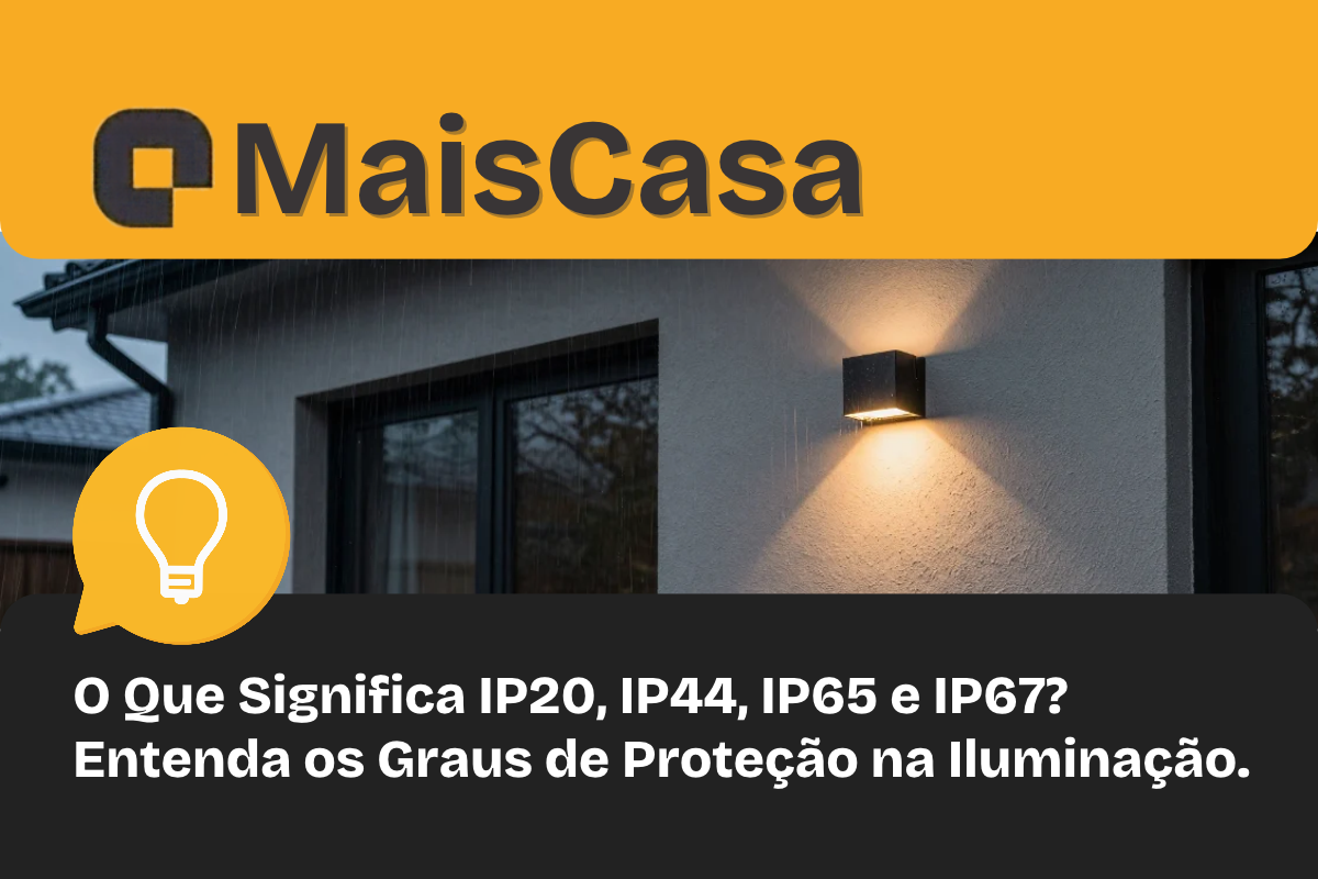 O Que Significa IP20, IP44, IP65 e IP67? Entenda os Graus de Proteção na Iluminação