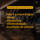 Painel Led 18w Embutir Redondo Aluminio 6500k Bivolt 110v/220v