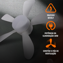 LAMPADA COM VENTILADOR LITTLE FAN 3 EM 1 E27