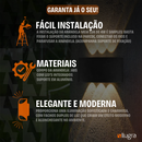 Kit 3 Arandelas Led Meia Lua 6w Bivolt Aprova D'agua 3000k