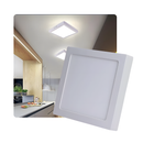 Painel Plafon LED 25W Quadrado Slim Sobrepor Branco Frio
