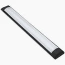 Luminária Linear LED 18W 60cm de Sobrepor Bivolt Borda Preta