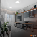 Painel 25w Embutir Bivolt Quadrado Slim - Branco Frio (6500k)