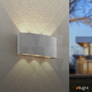 Kit 3 Arandelas Led Meia Lua 6w Bivolt Aprova D'agua 3000k