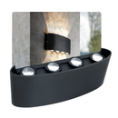 Arandela com 2 Focos e 8 Fachos - Efeito de Garagem para Uso Interno e Externo - 8W