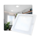 Kit com 3 Painéis Plafon LED de Embutir 18W Quadrado - Branco 20x20cm