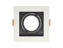 Spot Recuado de Embutir Quadrado MR11 Direcionável com Soquete GU10 - Branco, Preto ou Preto e Branco