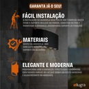 Arandela com 2 Focos e 8 Fachos - Efeito de Garagem para Uso Interno e Externo - 8W