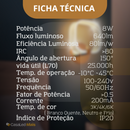 Kit 3 Arandelas Led 8w Quadrada Moderna Bivolt Ip20 3 Em 1