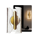 Luminária Arandela 14w Dourada Led Parede Interna