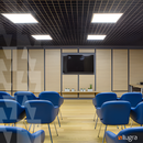 Kit 2 Painel Plafon Led Embutir 40x40 40w Luz Branco 6500k