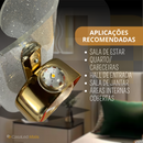 Luminária Arandela 14w Dourada Led Parede Interna