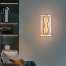 Kit 3 Arandelas  Stellare Led 14w Dourada Parede Interna