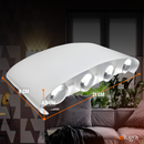 Arandela com 2 Focos e 8 Fachos - Efeito de Garagem para Uso Interno e Externo - 8W