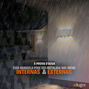 Arandela com 2 Focos e 8 Fachos - Efeito de Garagem para Uso Interno e Externo - 8W