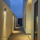 Arandela De Parede Titan 5w Branco Quente Alumínio Externa Bivolt