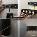 Arandela com 2 Focos e 8 Fachos - Efeito de Garagem para Uso Interno e Externo - 8W