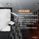 Kit com 3 Painéis Plafon LED de Embutir 18W Quadrado - Branco 20x20cm