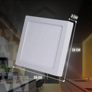 Painel Plafon LED 25W Quadrado Slim Sobrepor Branco Frio