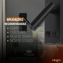 Kit 2 Arandela USB e USBC De Cabeceira Moderna Para Leitura