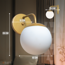 Arandela de Parede com 1 Globo - Iluminação Moderna e Elegante