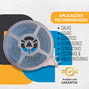 Fita LED 3528TD 240D IP44 127V com Fonte Fixa Branco Quente 48W/m