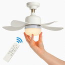 LAMPADA COM VENTILADOR LITTLE FAN 3 EM 1 E27