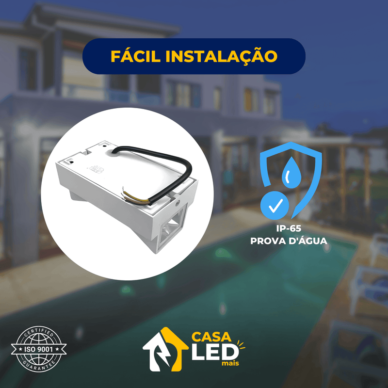 Arandela LED de 6W Modelo BD8-6Y - Iluminação Ecológica e Duradoura em Branco Quente - Casa Led Mais