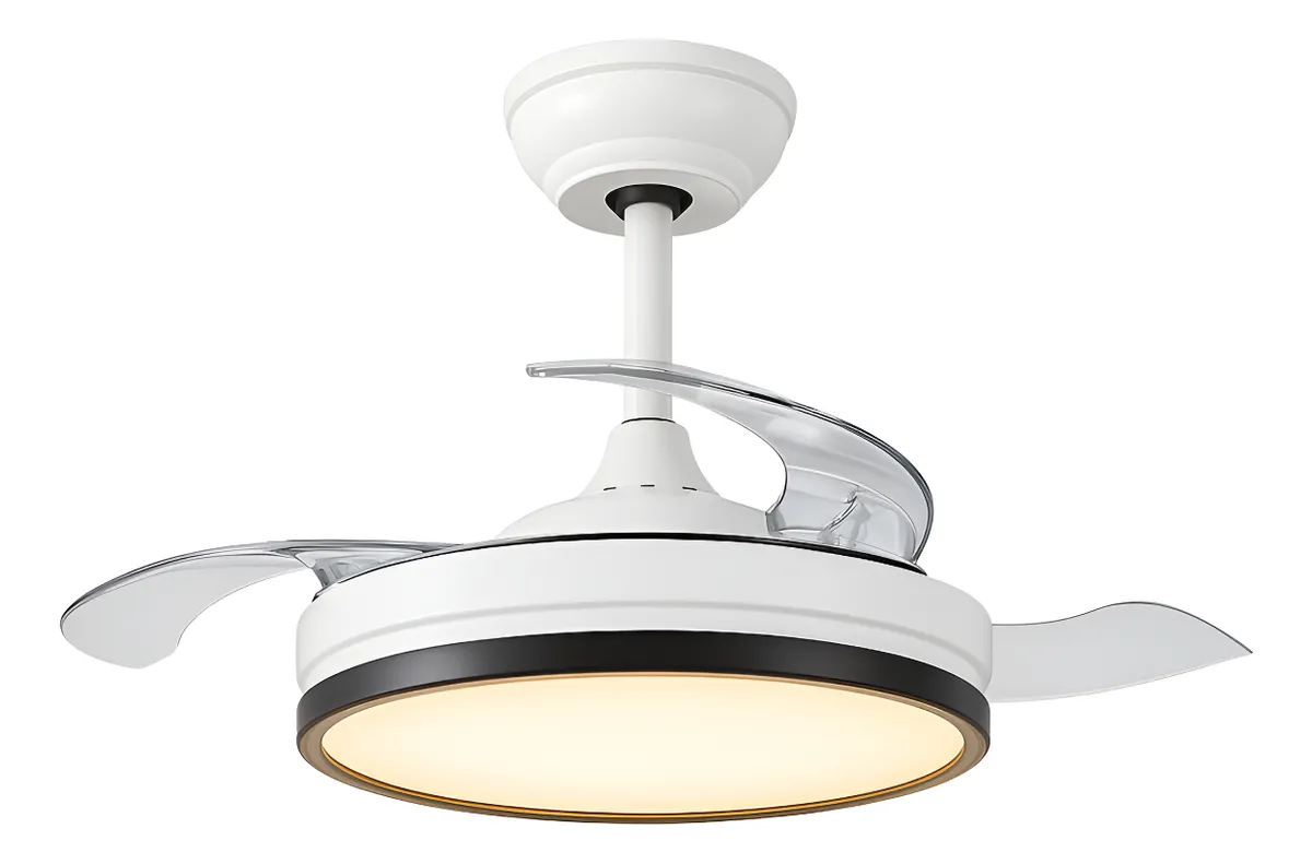 Ventilador de Teto Little Breeze 36” 30W LED - Com Pás Retráteis e Controle Remoto - Bivolt