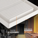Painel Plafon LED 25W Quadrado Slim Sobrepor Branco Frio