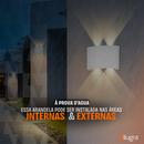 Luminária Arandela Led 4w Meia Lua 4 Fachos Parede Ip65