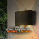 Luminária Arandela Led 4w Meia Lua 4 Fachos Parede Ip65