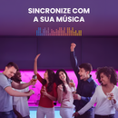 Fita LED RGB 10m Pisca Inteligente e Customizável com USB, Controle e App