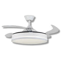 Ventilador de Teto Retrátil 42” Com Controle Remoto LED 30W - Bivolt