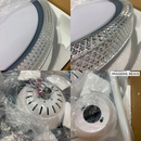 Ventilador de Teto Retrátil com 4 Hélices Cristal e Controle Remoto