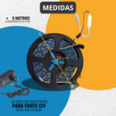 Fita LED RGB Digital 5m - 12V, 180 LEDs/m, Dimerizável, Modelo 2811