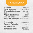 Fita LED IP68 a Prova d'agua 5m Branco Quente - 240 LEDs/m, 12V, SMD 2835