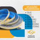 Fita LED IP68 a Prova d'agua 5m Branco Quente - 240 LEDs/m, 12V, SMD 2835