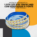 Fita LED Branco-Quente 3000K | 5m, 240 LEDs/m, IP20 - Ideal para Ambientes Internos