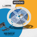 Fita LED Branco-Quente 3000K | 5m, 240 LEDs/m, IP20 - Ideal para Ambientes Internos