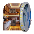 Fita LED 3528TD 240D IP44 127V com Fonte Fixa Branco Quente 48W/m