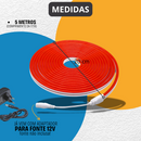 Fita LED Neon Silicone 5m - Alta Durabilidade, IP65, 12V e 90W