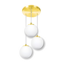Pendente 3 Globos - Design Moderno e Sofisticado para Iluminação