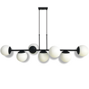 Lustre de Teto com 7 Globos - Design Moderno e Sofisticado