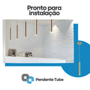 Pendente Luminária Tube 30 cm - Iluminação Moderna e Elegante