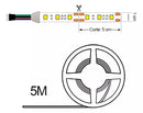 Fita LED RGB 3528 Colorida 5m com Controle 300 LEDs 12V Bivolt 110V/220V